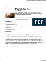 Mom's Italian Bread Recipe - Taste of Home PDF