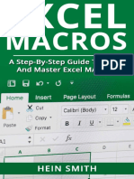 Excel Macros A Step by Step Guide To Learn and Master Excel Macros