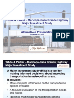 White & Parker - Maricopa - Casa Grande Highway Major Investment Study