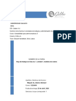 Trabajo semana 1 CONTABILIDAD PARA ADMINISTRADORES