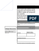 Matriz Procesos de Creacion