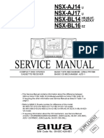 Service Manual: NSX-AJ14 NSX-AJ17 NSX-BL14 NSX-BL16