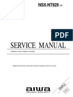 Service Manual: NSX-NT929