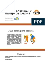 Higiene Postural y Manejo de Cargas