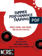 Summer Performance Training