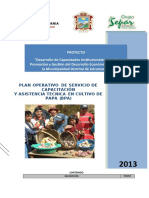 Plan Operativo de Capacitacion y Asistencia Tecnica en PAPA PDF