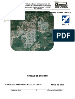 Informe Factibilidad Estudio de Factibilidad Del Proyecto de Agua Potable para La Ciudad de Somoto