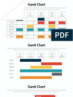 Gantt Chart Diagrams Light