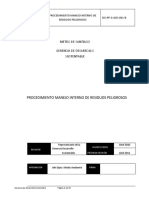 Anexo D - Procediemiento Manejo Interno de Residuos Peligrosos