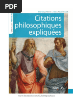 Citations Philosophiques Expliquees PDF