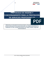 Protocolo Servicios de Profesiones Liberales Covid 19 Pcia. Santa Fe PDF