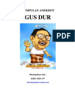 GUS DUR'S HUMOROUS ANECDOTES