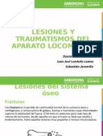 Lesiones y Traumatismos en El Aparato Locomotor