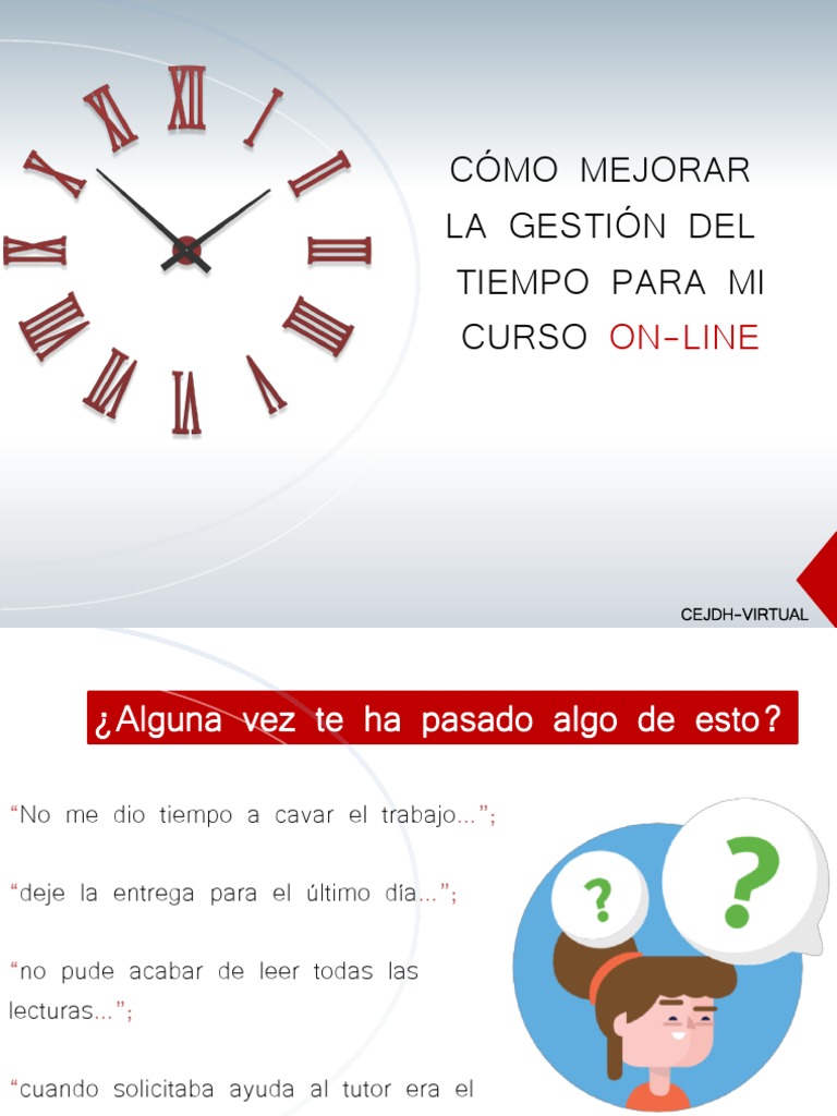 Como Mejorar La Gestión Del Tiempo PDF | PDF | Informática ...