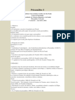 Psicanálise I 2014 PDF