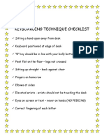 KeyboardingTechniqueChecklist PDF