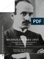 (Italian and Italian American Studies) Spencer M. Di Scala, Emilio Gentile (Eds.) - Mussolini 1883-1915_ Triumph and Transformation of a Revolutionary Socialist-Palgrave Macmillan US (2016)