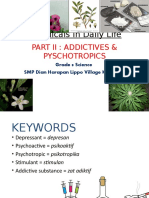 Chemicals in Daily Life: Part Ii: Addictives & Pyschotropics