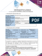 Guía de Actividad y Rúbrica de Evaluación - Paso 3 - Formular Un Problema de Investigación y Seleccionar Bibliografía Pertinente