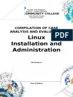 Linux Installation and Administration: Compilation of Case Analysis and Evaluation