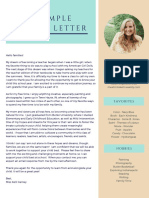 Example Family Letter