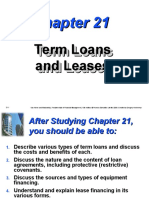 Term Loans and Leases