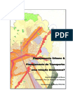 Planejamento de Transportes e Planejamento Urbano