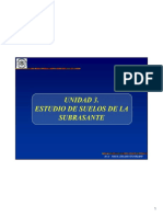 Unidad #3. Estudio de Suelos de Subrasante PDF