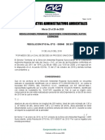 Boletin de Actos Administrativos Ambientales