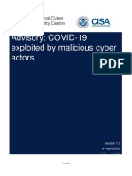 COVID-19 and Cybersecurity