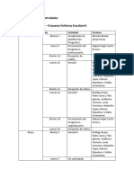 Calendarizaci N de Actividades OSE