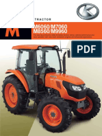 M6060 M7060 M8560 M9960: Kubota Diesel Tractor