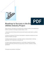 Roadmap To Success in The Energy and Utilities Industry Project Directions PDF