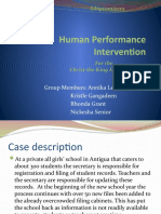 human performance intervention group 3