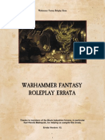 24021960 Warhammer Fantasy RPG WFRP 2 Errata 1