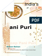 Resep Pani Puri