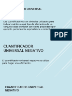 Cuantificador Universal Negativo