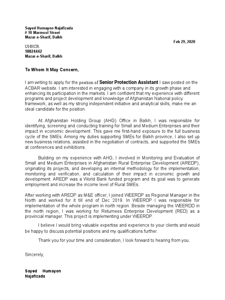 Senior Protection Assistant Application | PDF | Business