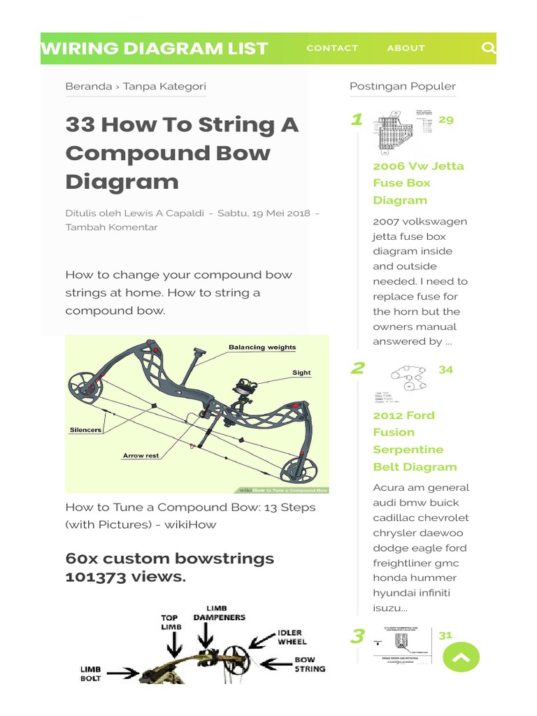 33 How To String Compound Bow Diagram Html Pdf Bow And Arrow Archery