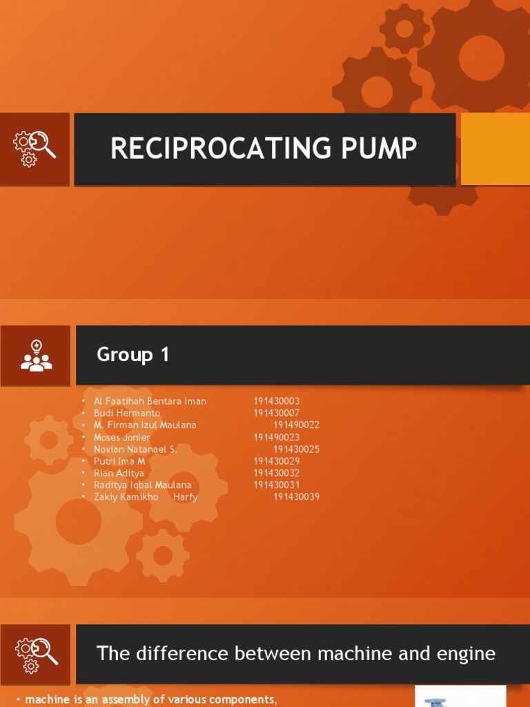 Reciprocating Pump Overview and Components | PDF | Pump | Piston
