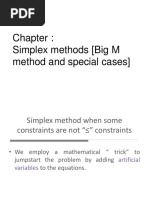 4-Simplex +Big M + Sensityve analysis (TM 4) 