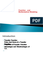 Transfer Function and Mathematical Modeling