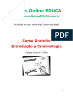 Curso Introdu o A Criminologia 28607