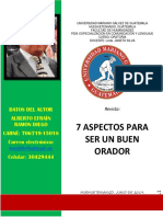 Revista Los 7 Aspectos para Ser Un Buen Orador PDF