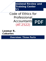 Professional Review and Training Center (PRTC) : Code of Ethics For Professional Accountants