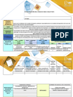 Matriz de Proyección Del Plan de Vida Colectivo Del Agua