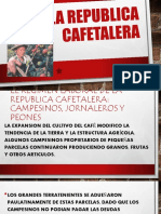 El régimen laboral y la estructura social en la República Cafetalera salvadoreña