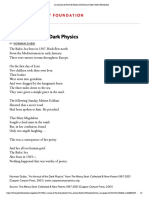 An Annual of The Dark Physics by Norman Dubie - Poetry Foundation