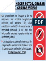 Prohibido Hacer Fotos, Grabar Voz o Grabar