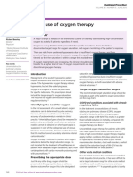 2015 (Pilcher & Beasley) - Acute Use of Oxygen Therapy PDF